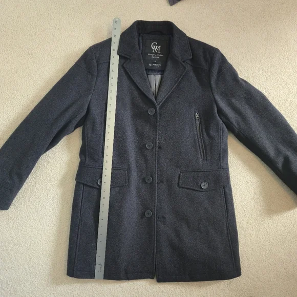 Georgio & Maximo warm padded wool coat - Picture 3 of 11